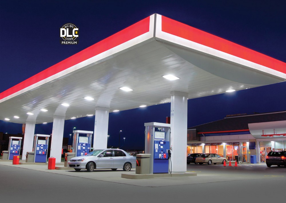 RAB LED Gas Station Canopy Lights Add Unbeatable Value To Petrol Retail 