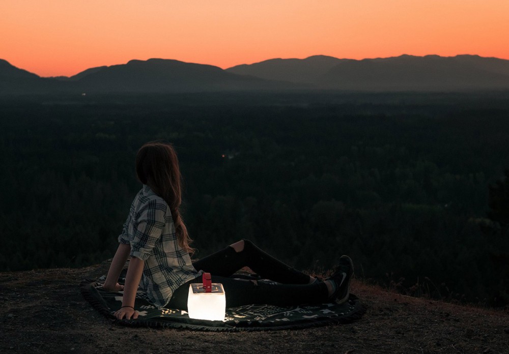 LuminAID 2-in-1 Solar Camping Lantern and Phone Charger - Inflatable LED  Lamp for Camping, Hiking and Travel - Emergency Light for Power Outages